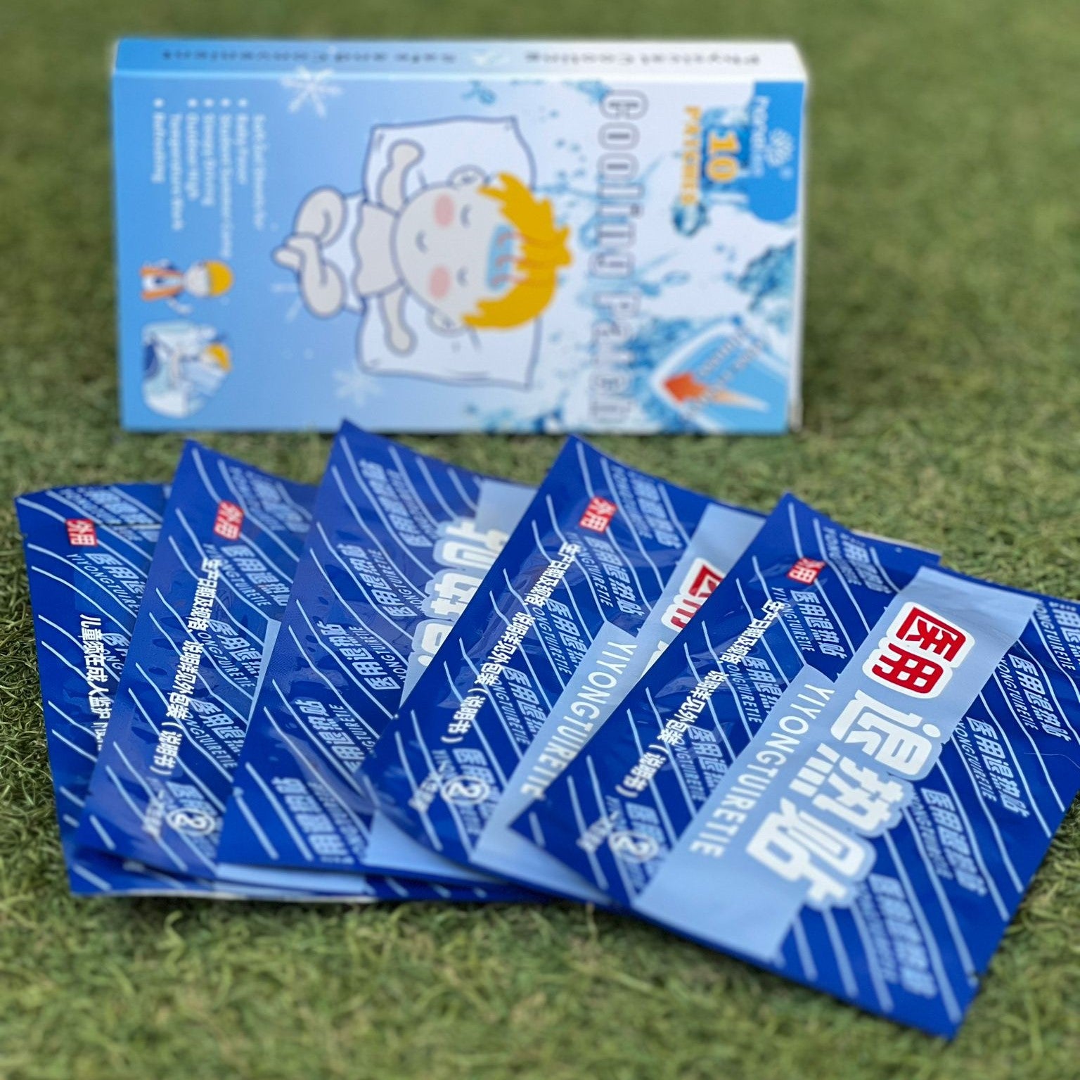 Rashladni gel flasteri za čelo – 10 komada – slika 2