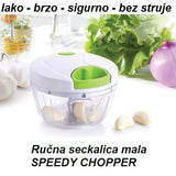 Ručna seckalica Speedy Chopper, 400 ml, tri noža