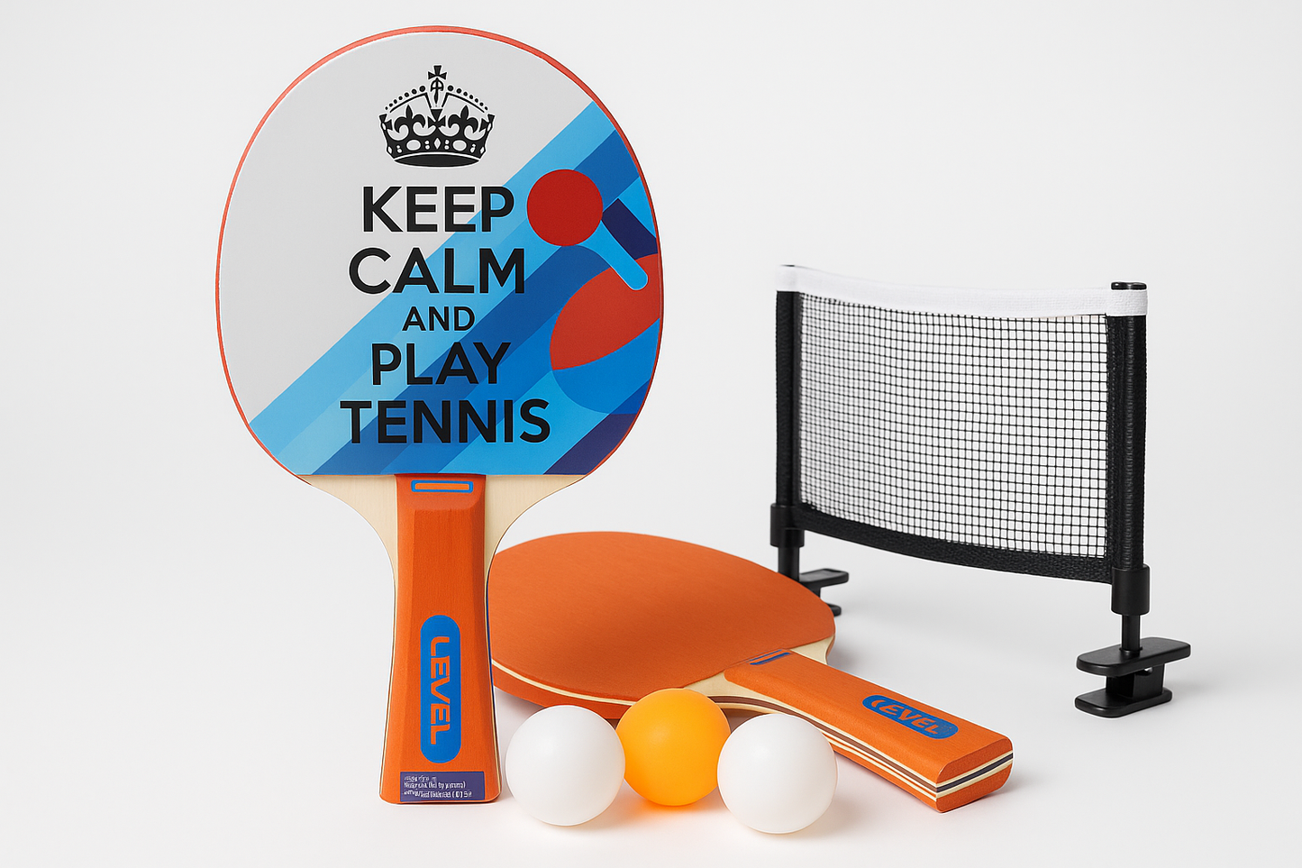 Set za stoni tenis – dva reketa i loptice u kompletu – slika 4