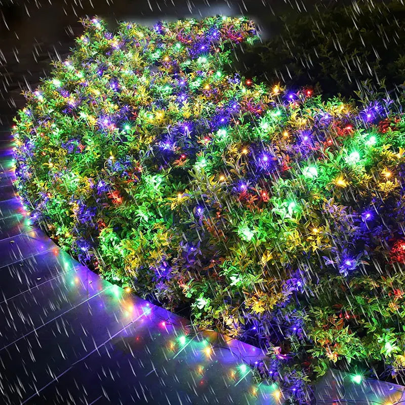 LED mreža zavesa 1,5 x 3 m – šarena, za unutra i napolje – slika 7