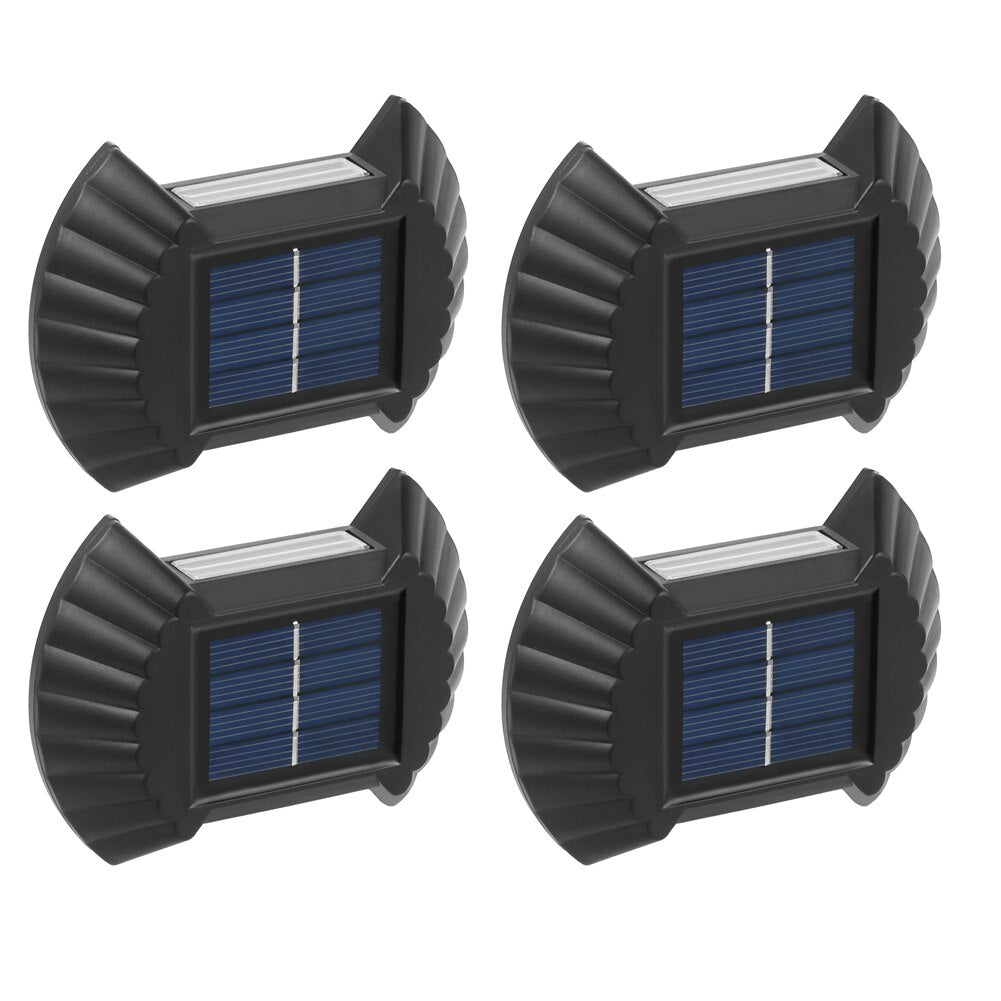 Solarne zidne lampe sa snopom gore i dole, četiri komada