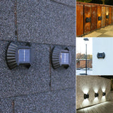 Solarne zidne lampe sa snopom gore i dole, četiri komada