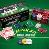 Veliki poker set sa 200 čipova i 2 špila karata