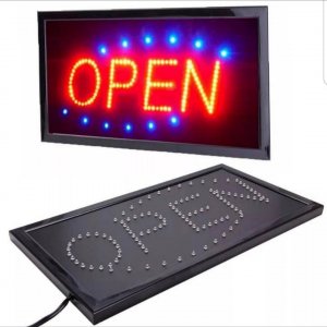 LED svetleća reklama OPEN - CLOSE 25 x 48 cm