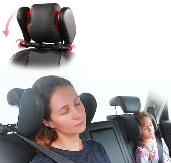 Naslon za glavu za auto sa memorijskom penom – podesiv – slika 2
