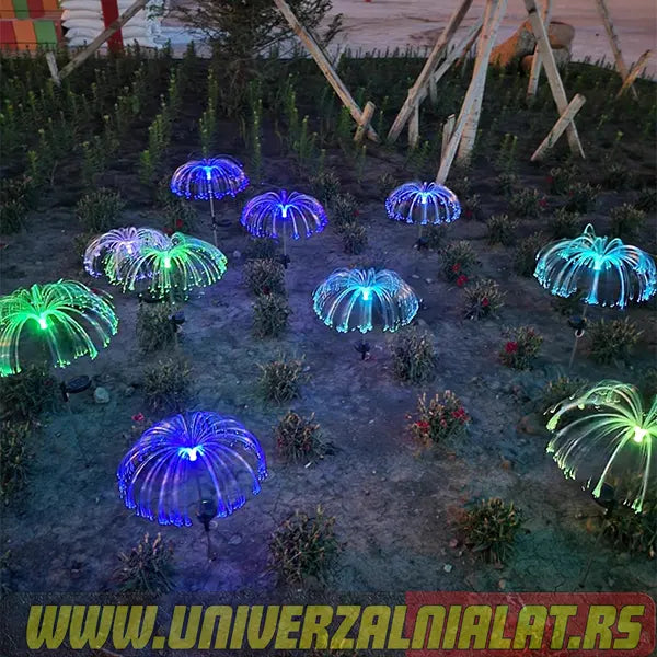 Solarne lampe meduze sa optičkim vlaknima – IP65 – slika 6