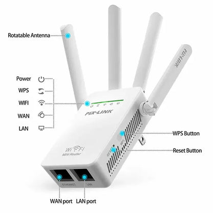 Wi-Fi ripiter pojačivač internet signala