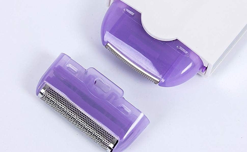 Ženski trimer za telo sa LED lampom i dve glave – slika 6