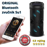 Bluetooth zvučnik ZQS 5 u 1 sa FM radiom i LED svetlom